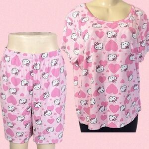 Hello Kitty Pink Pajama Set